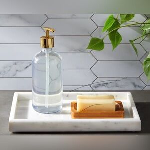 MCM Marble Serving Cheese Board Jewelry Holder Candles Display Tray #09012510